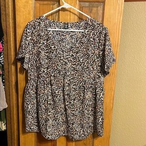 Floral Print Women's Top